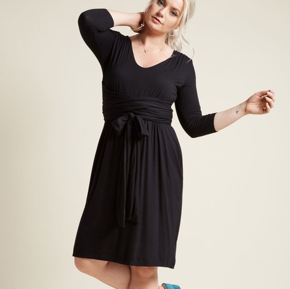 Modcloth Dresses & Skirts - Modcloth Jersey Knit Dress with Wrapping Ties S Modcloth Dresses & Skirts - Modcloth Jersey Knit Dress with Wrapping Ties S